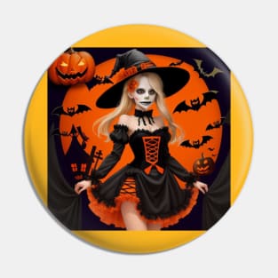 halloween for girl Pin