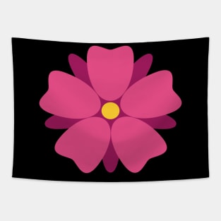 Dark Pink Flower Tapestry