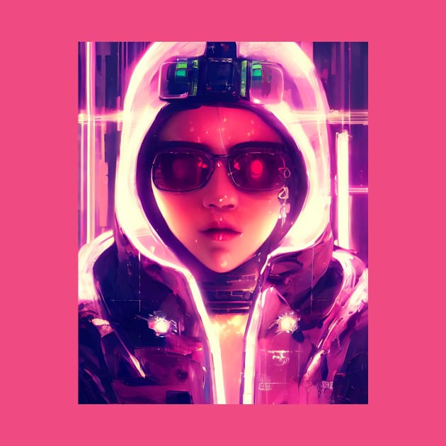 Netrunner in Pink by Blowfish