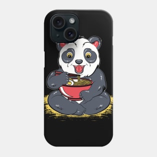 Panda eating Ramen Phone Case