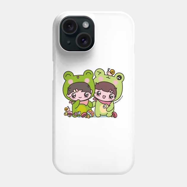 cute frog, cosplay frog, kawaii frog cartoon Phone Case by princessmi-com