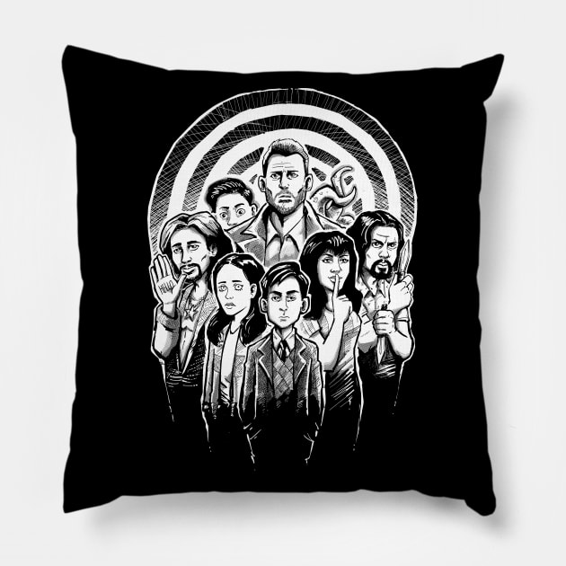 Family Pillow by Andriu