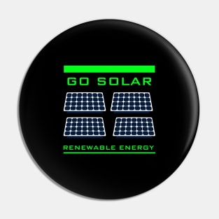 Go Solar Pin