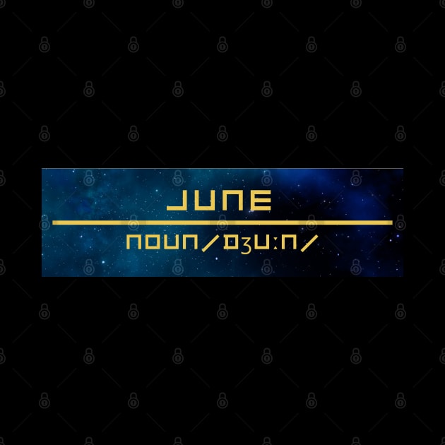 Word June by Ralen11_