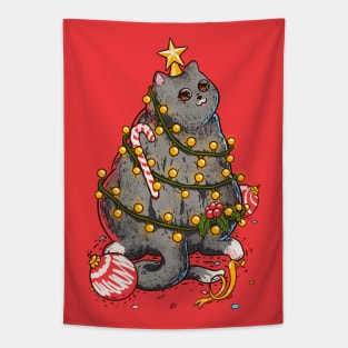 Christmas Cat or Christmas Tree? Tapestry