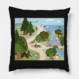 Enchanted forest Pillow