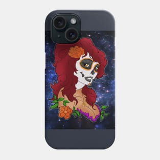 Day of the Dead Lady Phone Case