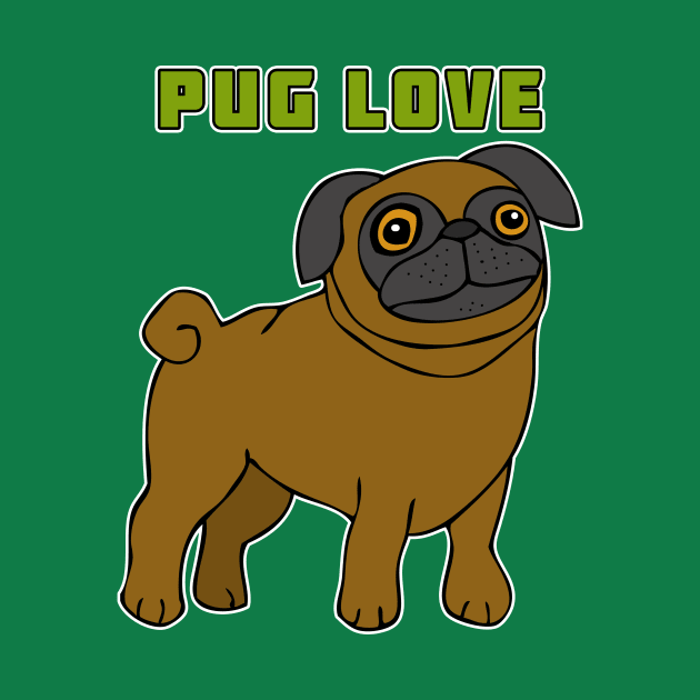 Pug Love by headrubble