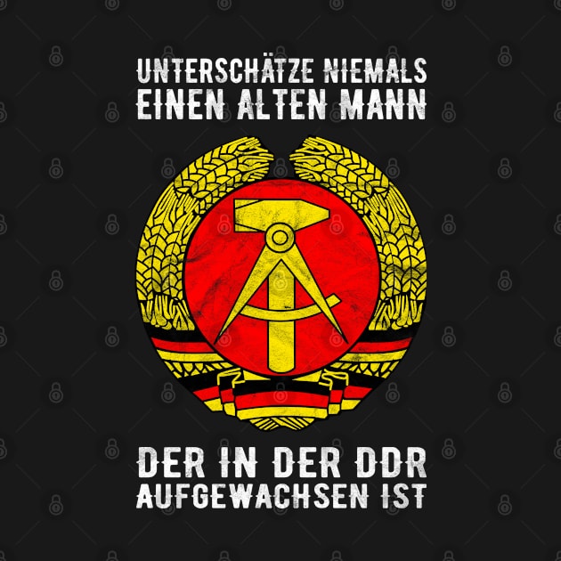 DDR alter Mann Ostdeutschland Osten Ossi Ostalgie by auviba-design