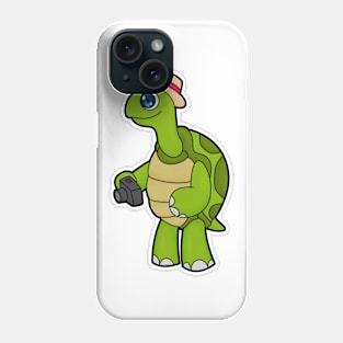 Turtle as Photographer with Camera Phone Case