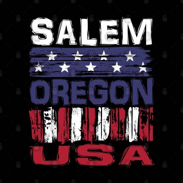 Salem Oregon  USA T-Shirt by Nerd_art