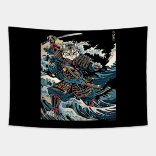 Cat Ninja Silence Tapestry