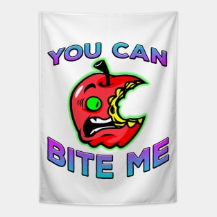 You Can Bite Me Apple Blues Tapestry