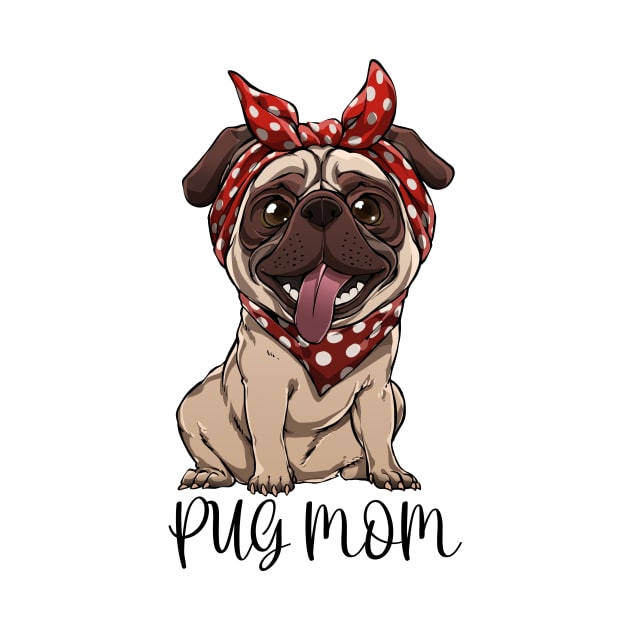 Pug-tastic Mom: Love, Cuddles, and Paws by Holymayo Tee