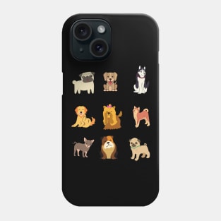 Dog Pack Cute Kawaii Cartoon Phone Case