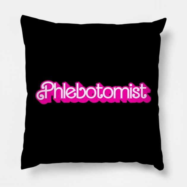 Phlebotomist Pillow by MicroMaker