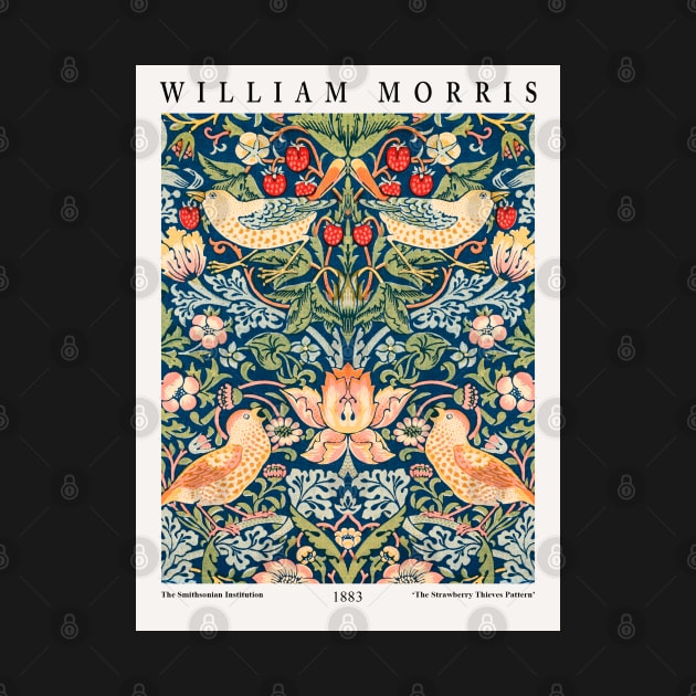 William Morris Strawberry Thieves by VanillaArt