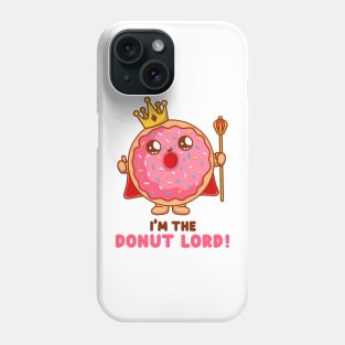 Donut lord (on light colors) Phone Case