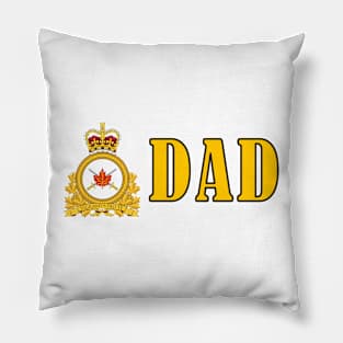 Bold design for anyone whose Mum or Dad serves in the Canadian Armed Forces Pillow