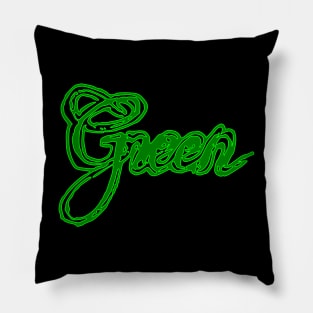 green Pillow