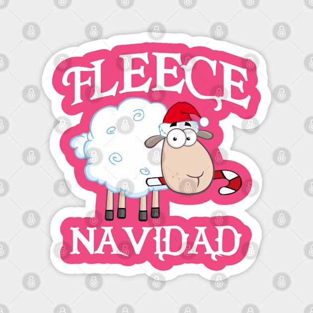 Fleece Navidad Magnet by pretti ugli podcast