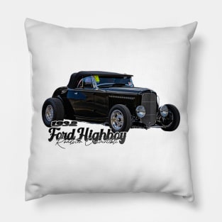 1932 Ford Highboy Roadster Convertible Pillow