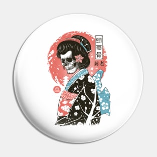 Yokai Geisha Pin