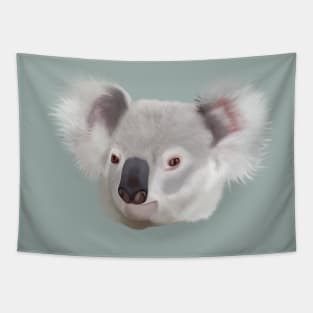 Cute Koala Face Tapestry