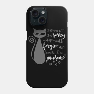 I Ate Your Gift Im Sorry Valentines Day Cat Pun Phone Case