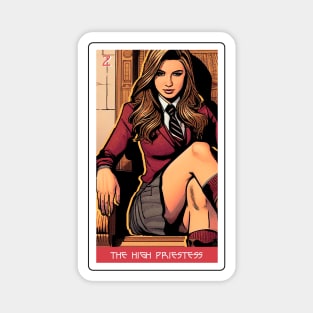 the high priestess - house of anubis tarot card Magnet