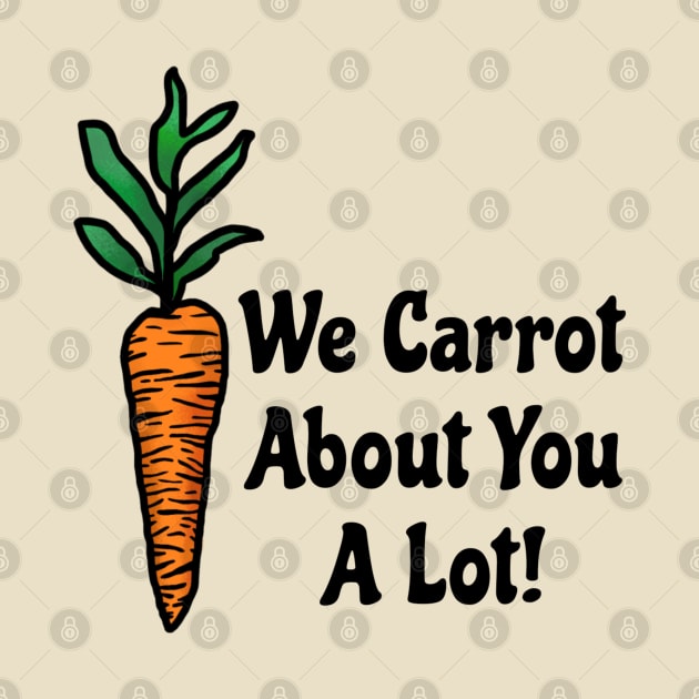 Carrot Bunny Treats We Cared About You A Lot | Mental Health Awareness by wigobun