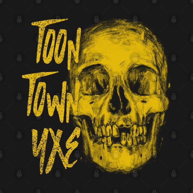 Toon Town YXE Urban Expressionist Skull by Stooned in Stoon