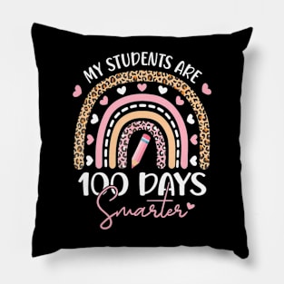 My Students Are 100 Days Smarter 100Th Day Of School Teacher Pillow