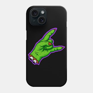 Zombie Metal Horns Phone Case