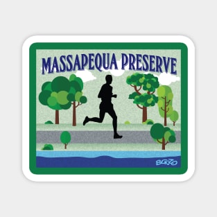 Massapequa Preserve-Running-1 Magnet