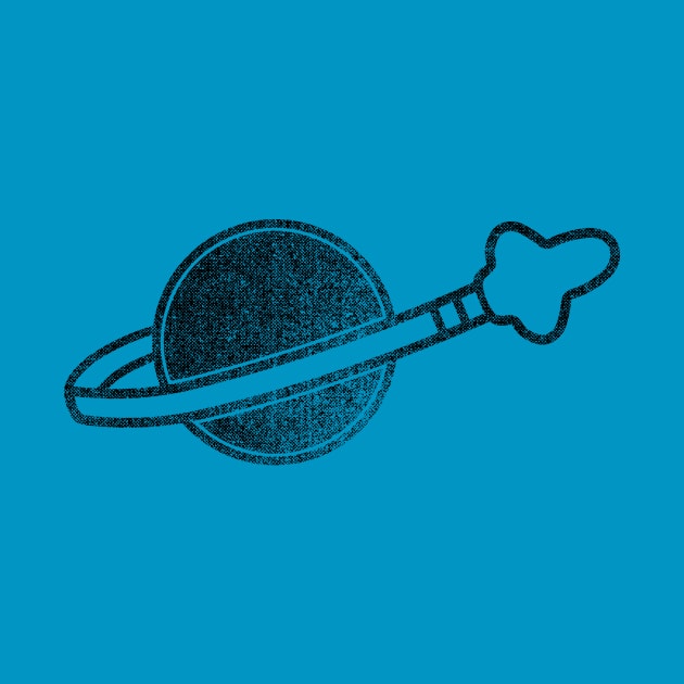 Classic Space Logo | Black by RetroLogosDesigns