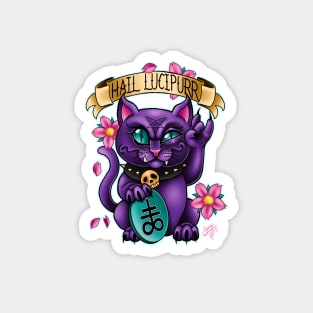 Hail Lucipurr Magnet