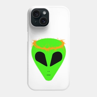 Alien Jesus #3 Phone Case