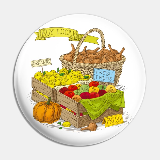 Buy Local Pin by deepfuze