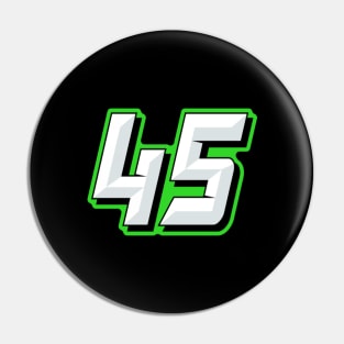 Racing number 54 Pin