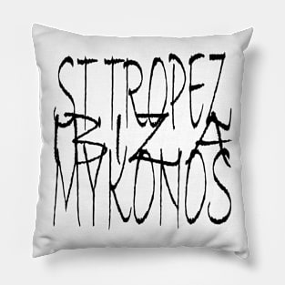 Holiday cities. Pillow