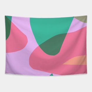 Pocket - ABSTRACT CAMOUFLAGE PINK GREEN Tapestry