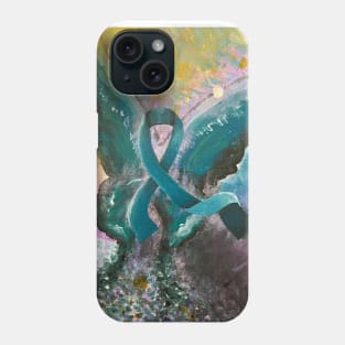 Teal Butterfly Phone Case