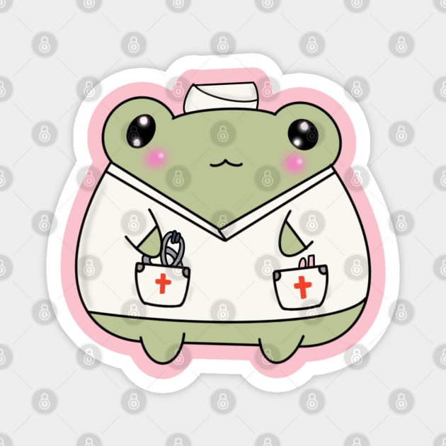 Healthcare Froggy Magnet by PrincessFroggy Designs