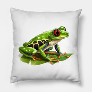 Red Eyed Tree Frog Pillow