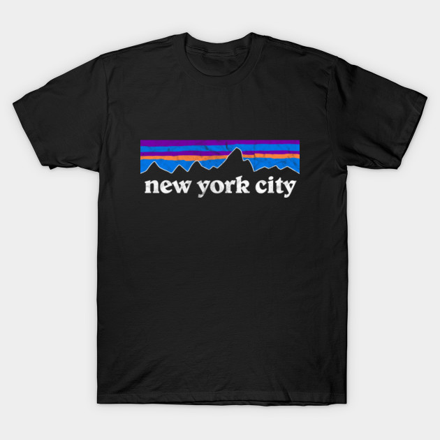 New York City Patagonia Logo Mashup T Shirt Teepublic