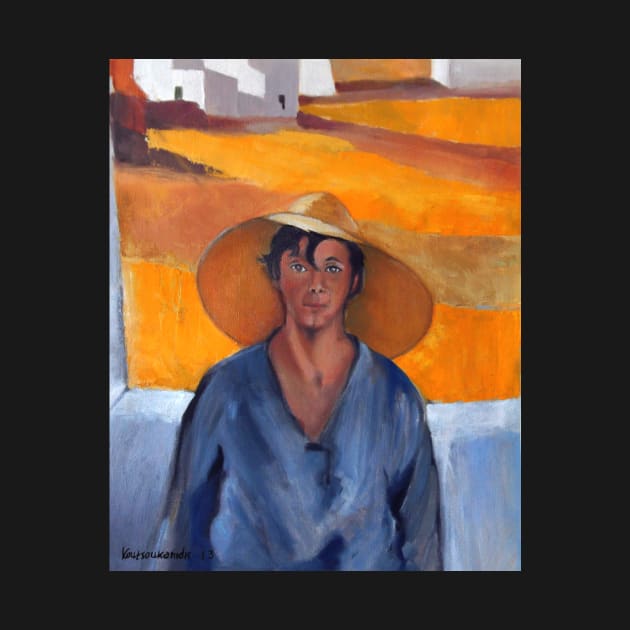 The Straw Hat - after Nikolaos Lytras by KostasK