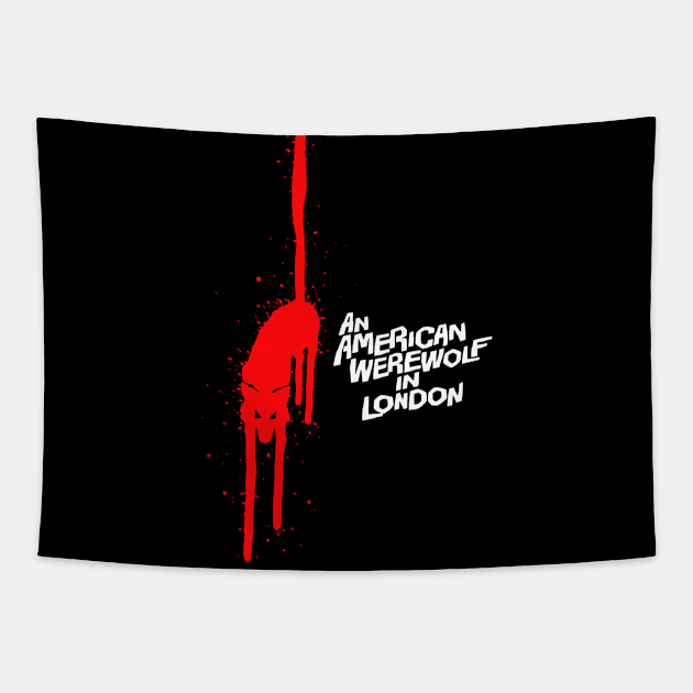 An American Werewolf Tapestry by SimonSay