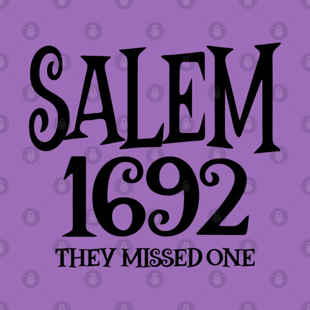 Salem 1692 They Missed One by Etopix