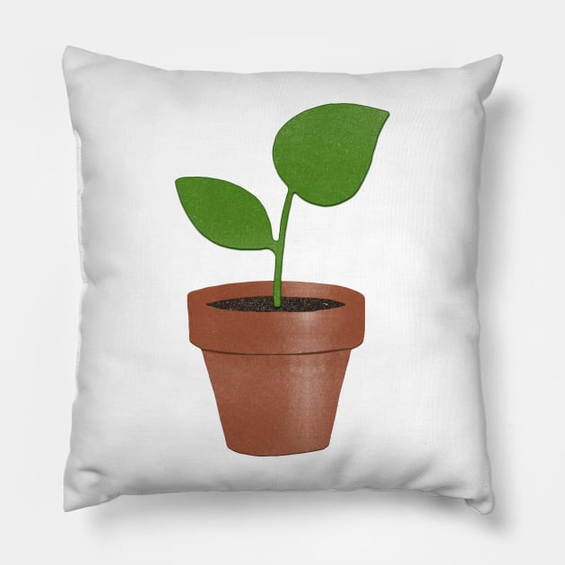 seedling Pillow by mystudiocreate